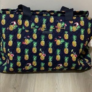 Vera Bradley pineapple weekender bag used once